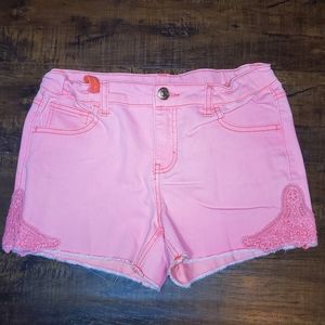 Pink Jean Shorts